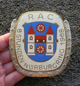 NURBURGRING BADGE PORSCHE 356 911 MERCEDES VW MB FERRARI RALLYE NÜRBURGRING 1968 - Picture 1 of 3