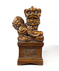 Figura in resina guardiano cane cinese foo fu alto 11" Feng Shui Cina cinese - Foto 1 di 9
