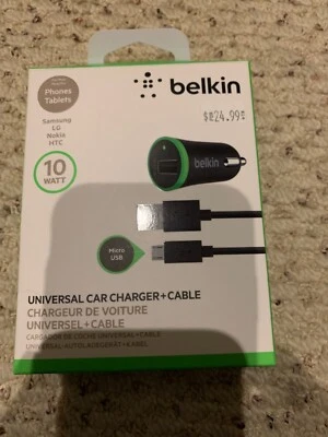 Belkin Universal Car Charger + Cable Micro USB - Image 1 of 3