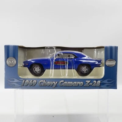 Crown Premium HEATCRAFT 1969 Chevy Camaro Z-28 Blue 1:24 Scale Diecast NIB - Image 1 of 4