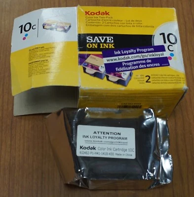 Kodak Color Ink Cartridge 10C KP/N 4K3136 Sealed Foil Pack Single - Image 1 of 3