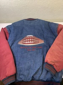 Ebbets Field Denim Varsity Jacket Men MV Sport Size Large Cooperstown NY - Picture 1 of 9
