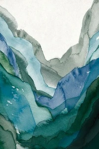 ABSTRAKTER KUNSTDRUCK Smaragd Quarz B GI Artlab - Bild 1 von 1