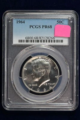 1964 Proof Kennedy Half Dollar PCGS PR68 490B - Image 1 of 4