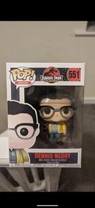 Parque Jurásico Dennis Nedry #551 Funko Pop Vinilo Abovedado - Imagen 1 de 6