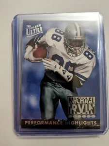 🏆 1993 Fleer Ultra Performance Highlights MICHAEL IRVIN #8 DALLAS COWBOYS - Picture 1 of 2