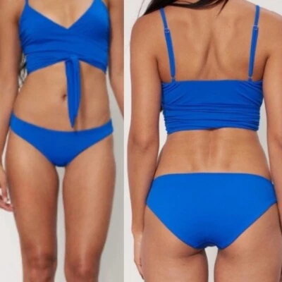 Braguita de bikini Mara Hoffman Zoa en azul Baltimora talla XS nueva con etiquetas Foto 1 de 4