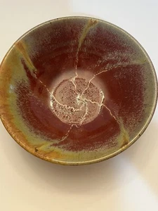 Signed Hand Thrown Pottery Bowl Mixed Colors. See Photos For Sizes. - Picture 1 of 4