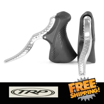TRP RRL SR Lightweight Alloy Retro Brake Roadbike lever set - Black - Image 1 of 4