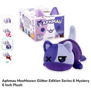 Aphmau MeeMeows Glitter Edition ZANE CAT Mystery Plush (BRAND NEW) - Picture 1 of 12