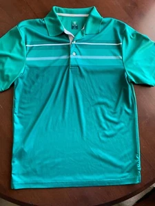 Pro Tour Golf Shirt Men's Breathable Moisture-Wicking Collard Green Medium - Picture 1 of 3