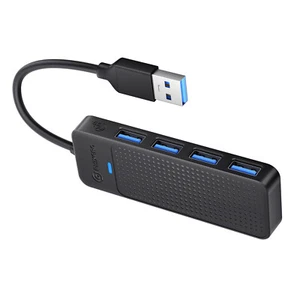 PHIXERO USB 3.0 Hub 4 puertos USB Hub Divisor USB con súper velocidad 5 Gbps 0,5 pies/15 cm - Imagen 1 de 9