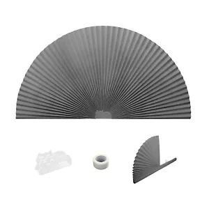 Arch Window Pleated Blinds Easy Cut and Install Pleated Shades Fliterling Lin... - Picture 1 of 6