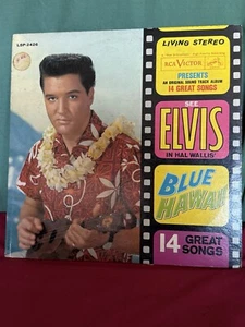 ELVIS PRESLEY BLUE HAWAII ORIGINAL SOUNDTRACK LP VG+ VINYL LPM 2426  RCA - Picture 1 of 4