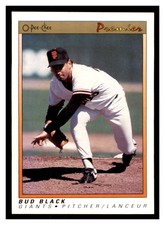 1991 O-Pee-Chee Premier #9 BUD BLACK  ~E9G