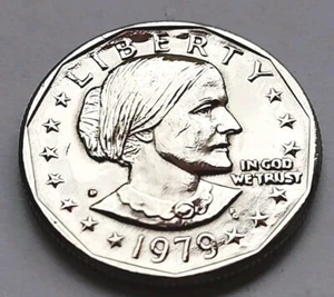 1979 susan b anthony dollar Good Condition Free Shipping Sba509 - Picture 1 of 3