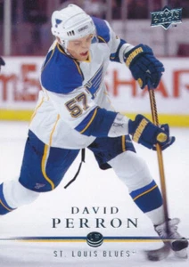 2008-09 Upper Deck #34 DAVID PERRON - St. Louis Blues - Imagen 1 de 1