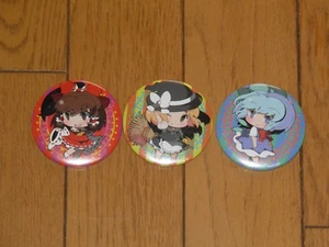 Touhou Reimu+Marisa+Cirno Can badge Set - Picture 1 of 1