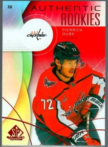 2024-25 UD SP Game Used Hockey Authentic Rookies RC Pierrick Dube #221 RED Caps - Bild 1 von 1