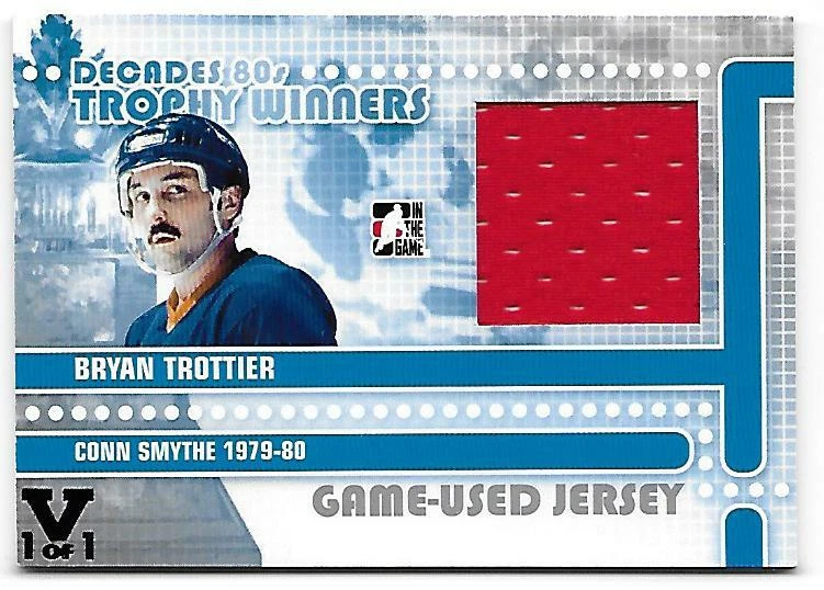 2010-11 ITG Decades 1980s Trophy Winners Jerseys Silver #TWJ02  1/1 Vault 1 of 1 - Image 1 of 2