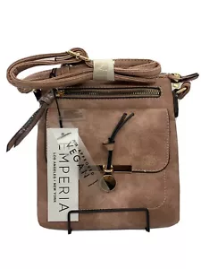 Emperia Crossbody BLUSH Vegan Leather Peta Approved - Picture 1 of 8