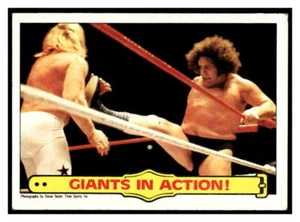 1985 Topps WWF Pro Wrestling Stars 48 Giants In Action! - Picture 1 of 2