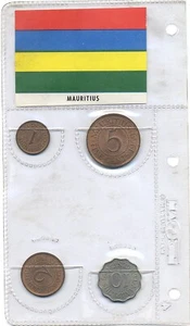 Mauritius 4 Coin Set 1969 - Picture 1 of 1