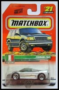 Matchbox Silver Ferrari F50#21 Italian Stars Package Issues - Picture 1 of 2