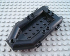 LEGO Black Rubber Raft Minifig Boat Accessory Piece - Picture 1 of 1