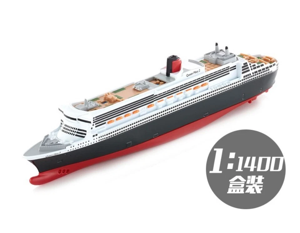 1:1400 Queen Mary 2 Metall Diecast Modellschiffe Kinder Sammlung Geschenke Schiffsmodell - Bild 1 von 4