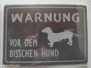 Warnung Vor Dem Hund Schilder Hundeschild Warnschild Warnung Achtung Vorsicht - Picture 1 of 1