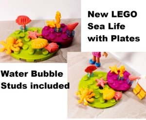 New LEGO Sea Creatures Clams SEAHORSE Octopus Star Fish Conch Shell Fish Ocean - Picture 1 of 1