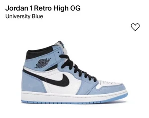Size 10.5 - Jordan 1 Retro OG High University Blue - Picture 1 of 2