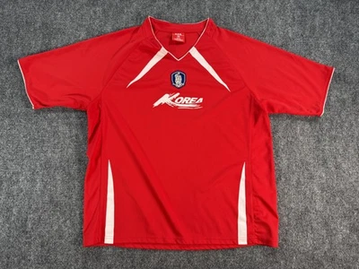 Korea Republic Shirt Mens XL Red Soccer National Team KFA Jersey Tiger Crest - Image 1 of 4