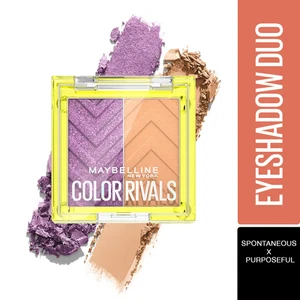 Maybelline Color Rivals Longwear Duo Eyeshadow Palette SpontenousXPurposeful 3 g - Picture 1 of 1