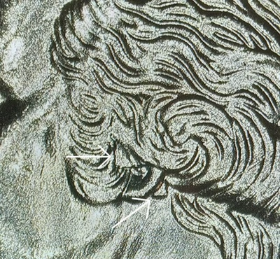 2008-P Alaska State Quarter Die Clash Error Obverse - Image 1 of 4