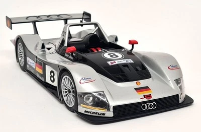 Maisto 1/18 Audi R8R Le Mans 1999 #8 Biela Pirro / Theys Diecast Model Race Car Foto 1 de 4