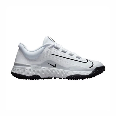 Nike Alpha Huarache Elite 4 Turf Women's Softball Shoes FD2746-102 Size 6 White - Image 1 of 4