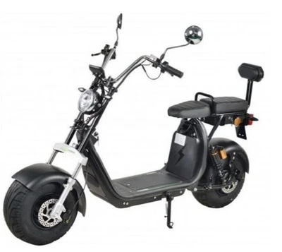 E-Scooter Elettrico Harley Scooter Con Omologazione Stradale 1200W 60V Nero - Bild 1 von 4