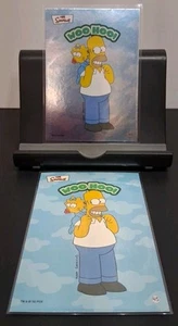 HOMER & MAGGIE 2002 Topps The Simpsons Stickers #45 Holofoil & Base: WOO HOO! NM - Picture 1 of 6