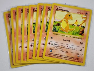 [8] JUEGO BASE POKEMON CHARMANDER 1999 COMÚN SHADOWLESS 46/102 Q5404 Foto 1 de 2