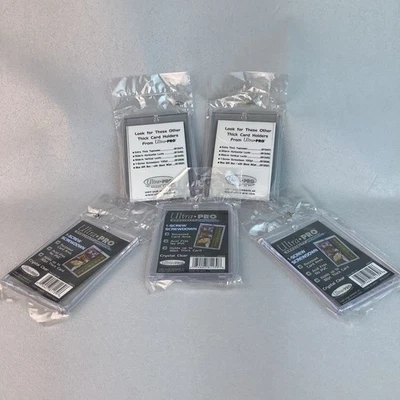 Portatarjetas Ultra-Pro SERIE ESPECIAL 1 tornillo atornillado*JUEGO DE 5 NUEVOS SELLADOS* Foto 1 de 4