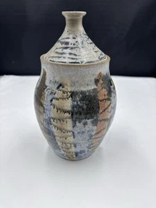 Vintage Mid Century Modern Art Pottery Lidded Jar Pot   Lid. 3267 - Picture 1 of 6