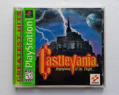 Castlevania: Symphony of the Night PS1 Sony PlayStation 1 Greatest Hits Juego CIB Foto 1 de 4