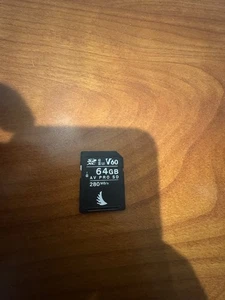 Tarjeta de memoria Angelbird AV PRO SD MK2 64 GB V60 SDXC, 1 paquete - Imagen 1 de 1