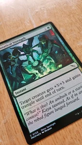 Tarjeta Foil Fanatical Strength 0159 Magic the Gathering - Imagen 1 de 3