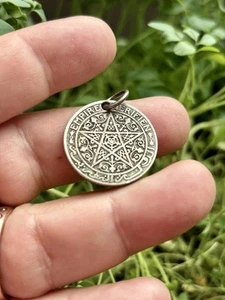 Pentacle Pendant Antique Magick Rare Grandpa Miguel Amulets Freemason 33 - Picture 1 of 4