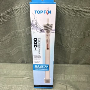 Top Fin 200w H200 Aquarium Heater Submersible Up To 65 Gallons New Sealed - Picture 1 of 11