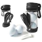 Durable and Waterproof Golf Accessory Pouch Transparent Ball and Tee Kit