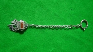 Wunderschöne Taschenuhrkette Eisernes Kreuz 1914 Patriotisch 100 % Original - Bild 1 von 4